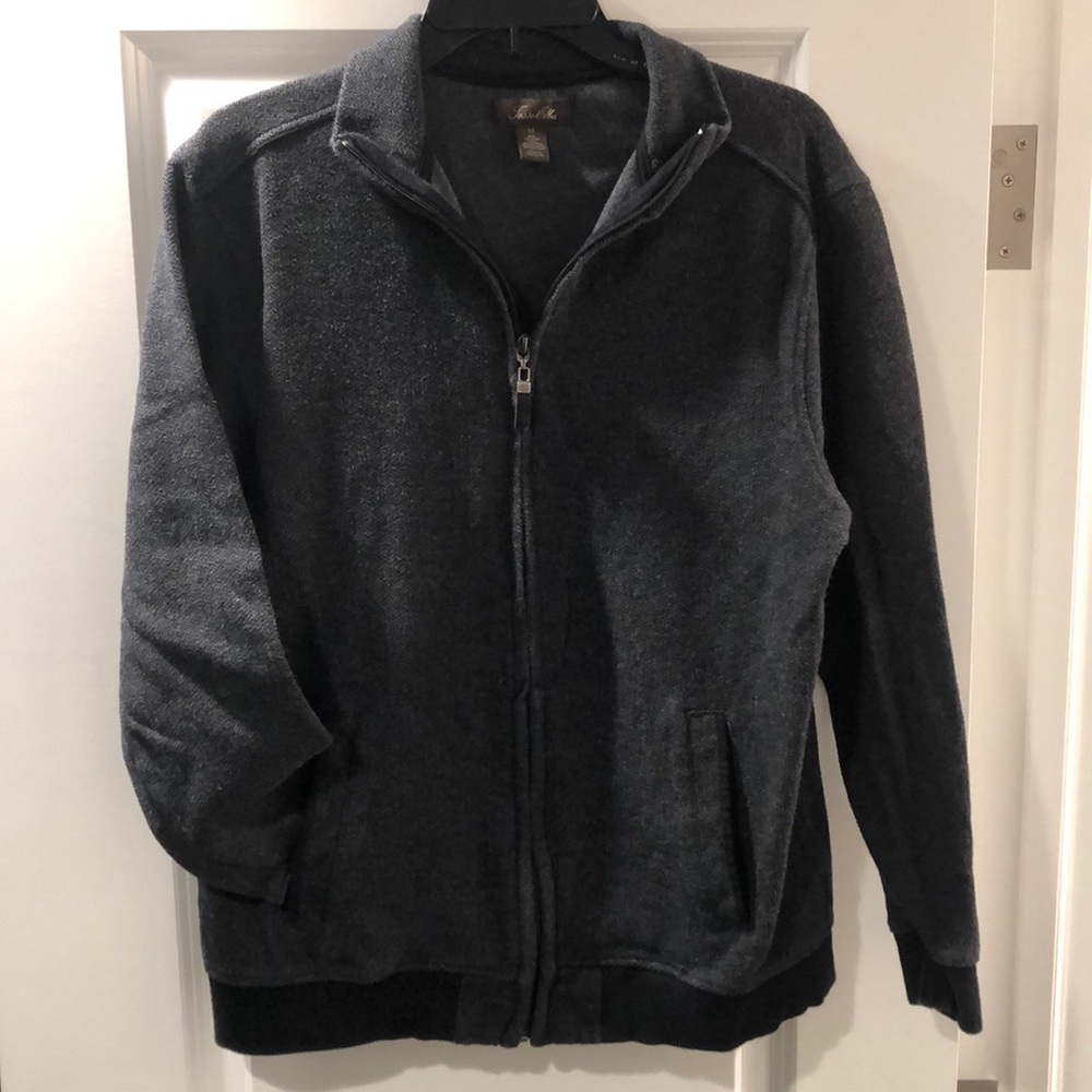 Men’s front zip sweat jacket